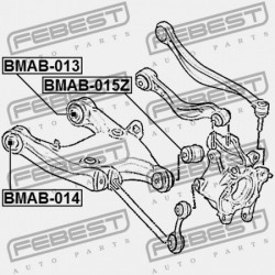VEZÉRLŐKAR PERSELY HÁTSÓ ALSÓ BMW 6 F06 GC 2011-2013 ECE 33326784351