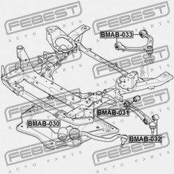 ELSŐ ALSÓ LENGŐKAR PERSELY BMW X5 E70 2006-2013 ECE 31106771194