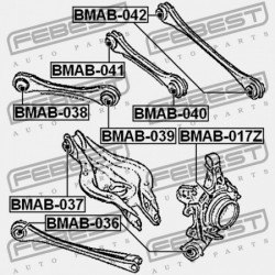 HÁTSÓ NYAKRÚD PERSELY BMW 3 F34 GT 2012-2013 ECE 33326792539