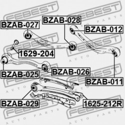 HÁTSÓ NYAKRÚD PERSELY MERCEDES BENZ E-OSZTÁLY 212 4 MATIC 2008-2013 A2043503406