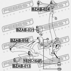 ELSŐ ALSÓ LENGŐKAR PERSELY MERCEDES BENZ R-OSZTÁLY 251 4 MATIC 2004-2013 A2513300743