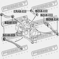 HÁTSÓ NYAKRÚD PERSELY MERCEDES BENZ E-OSZTÁLY 211 4 MATIC 2002-2009 A2303500329