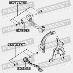 ELSŐ FELSŐ LENGŐKAR PERSELY (HYD MERCEDES BENZ E-OSZTÁLY 212 2008-2013) A2123330014