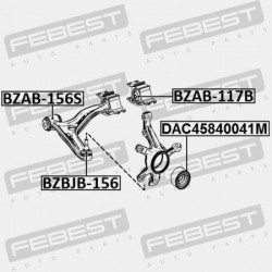 ELSŐ LENGŐKAR HÁTSÓ PERSELY MERCEDES BENZ A-OSZTÁLY 176 2010-2018 A2463330100