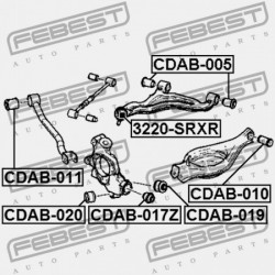 HÁTSÓ LENGŐKAR PERSELY CADILLAC CTS SEDAN 2008- EU 15775071