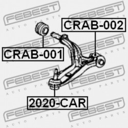 ELSŐ VEZÉRLŐKAR PERSELY ELÜLSŐ CHRYSLER VOYAGER IV 2001-2007 04684120