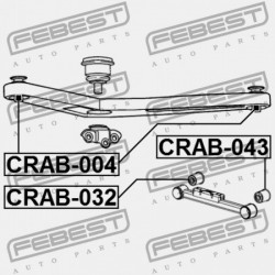 HÁTSÓ FELSŐ VEZÉRLŐKAR PERSELY JEEP GRAND CHEROKEE III 2004-2010 52088425