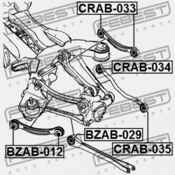 HÁTSÓ LENGŐKAR PERSELYE CHRYSLER PACIFICA 2003-2008 04766786AA