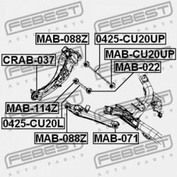 HÁTSÓ VEZÉRLŐKAR PERSELY JEEP COMPASS/PATRIOT 2006-2010 05272714AC