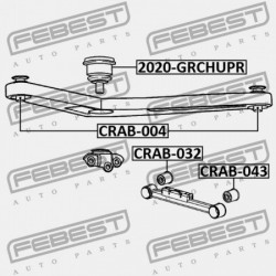 HÁTSÓ NYAKRÚD PERSELY JEEP GRAND CHEROKEE III 2004-2010 52128864AA
