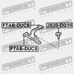 ELSŐ VEZÉRLŐKAR PERSELY ELÜLSŐ FIAT DUCATO OROSZ 2008- 1339465080