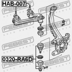 HONDA ODYSSEY F.D/T.H RA1 1995-1998 JP ELSŐ FELSŐ LENGŐKAR PERSELY HONDA ODYSSEY F.D/T.H RA1 1995-1998 JP 51460-SV4-000