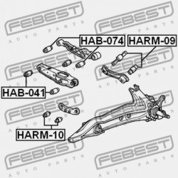 VEZÉRLŐKAR PERSELY HÁTSÓ KERESZTIRÁNYÚ HONDA CIVIC FERIO EK2 JP 52365-SH3-014