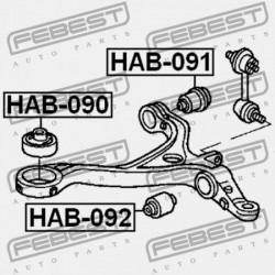 HONDA ACCORD CL9 2003-2008 EU HONDA ACCORD CL9 2003-2008 ELSŐ FOGASLÉC PERSELYE 51810-SDA-A01