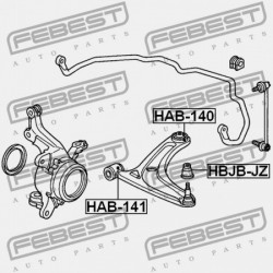 HÁTSÓ VEZÉRLŐKAR PERSELY ELÜLSŐ HONDA FIT ALMAS GD1 2002-2008 JP 51350-SAA-E11