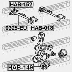 HONDA CR-V RD5 2002-2006 EU HÁTSÓ BÜTYÖKPERSELY HONDA CR-V RD5 2002-2006 EU 52365-S5A-802