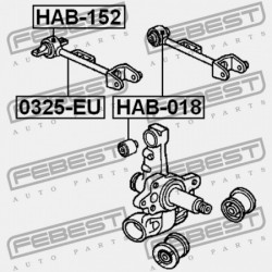 HONDA CIVIC ES1 2001-2005 EU HÁTSÓ FELSŐ LENGŐKAR PERSELY HONDA CIVIC ES1 2001-2005 EU 52390-S5A-981