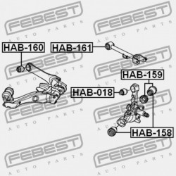 HÁTSÓ LENGŐKAR PERSELY HONDA EDIX BE1 2005-2009 JP 52366-SFE-004