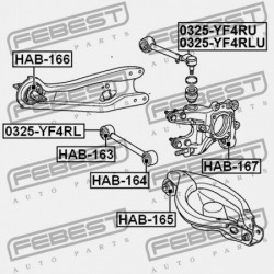 HÁTSÓ NYAKRÚD PERSELY HONDA PILOT YF4 2009-2014 GN 52345-SZA-A02