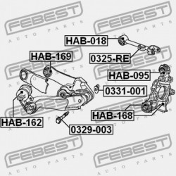 HÁTSÓ VEZÉRLŐKAR PERSELY HONDA CR-V RE7 2008-2011 EU 52370-SWA-A01