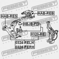 HONDA CR-V RE7 2008-2011 EU ELSŐ LENGŐKAR HÁTSÓ PERSELYE HONDA CR-V RE7 2008-2011 EU 51395-SWA-E01
