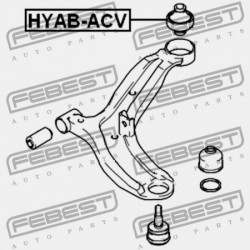 ELSŐ VEZÉRLŐKAR PERSELY HYUNDAI ACCENT 00 (1999-) GEN 54555-25000