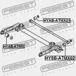 HÁTSÓ NYERGES RÚD PERSELY HYUNDAI ATOS PRIME 06 (MEXIKÓ): JAN.2007- (2006-2011) HMA 05069767AA