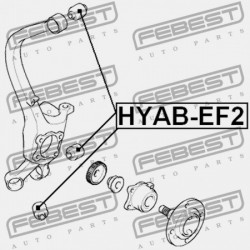 HÁTSÓ CSUKLÓPERSELY HYUNDAI SONATA EF 02 2001-2006 DOM 52718-38000