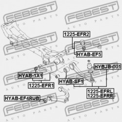 HÁTSÓ FELSŐ LENGŐKAR PERSELY HYUNDAI SONATA EF 02 2001-2006 DOM 55130-38002