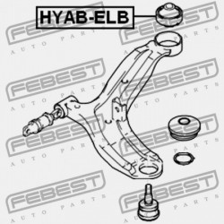 HÁTSÓ VEZÉRLŐKAR PERSELY ELÖL HYUNDAI SONATA EF 02 2001-2006 DOM 54584-38010