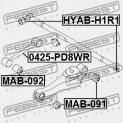 HÁTSÓ NYAKRÚD PERSELY HYUNDAI H-1 02: -SEP.2006 (2001-) CIS 55600-4A600
