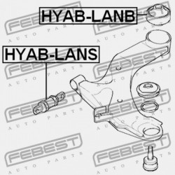 HÁTSÓ VEZÉRLŐKAR PERSELY ELÖL HYUNDAI ELANTRA/LANTRA 00 (2000-) CIS 54584-17000