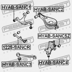 HÁTSÓ LENGŐKAR PERSELY HYUNDAI SANTA FE 10 (2010-) GEN 55118-2B000