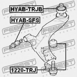 HÁTSÓ VEZÉRLŐKAR PERSELY ELÖL HYUNDAI TRAJET XG 99: -OCT.2006 1999-2007 DOM 54555-3A100