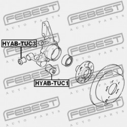 HÁTSÓ BÜTYÖK PERSELY HYUNDAI TUCSON 04: -OCT.2006 (2004-) GEN 55227-2D000