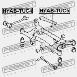 HÁTSÓ HOSSZANTI RÚDPERSELY HYUNDAI TUCSON 04: -OCT.2006 (2004-) GEN 55116-2E000