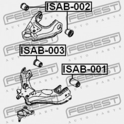 ELSŐ ALSÓ LENGŐKAR PERSELY IZUZU BIGHORN/TROOPER UX 1992-1997 8-97018-165-1