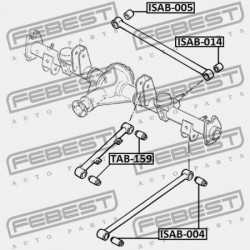 ISUZU BIGHORN/TROOPER UY HÁTSÓ NYERGESVILLÁS RÚD PERSELY 1998-2002 8-97366-495-0
