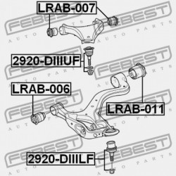 ELSŐ ALSÓ LENGŐKAR PERSELY LAND ROVER DISCOVERY IV 2010-2016 RBX500311