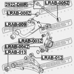 HÁTSÓ FELSŐ LENGŐKAR PERSELY LAND ROVER RANGE ROVER SPORT 2005-2009 RHF500061