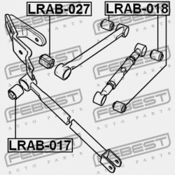HÁTSÓ VEZÉRLŐKAR PERSELY LAND ROVER FREELANDER I 1996-2006 RGX101000