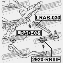 ELSŐ VEZÉRLŐKAR PERSELY LAND ROVER RANGE ROVER III 2002-2012 RBX000070
