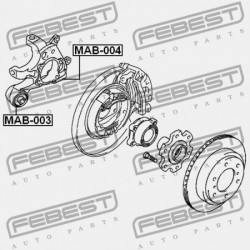 HÁTSÓ CSUKLÓPERSELY MITSUBISHI PAJERO/MONTEROLONG V90 2006.08- G.EXP MR418066