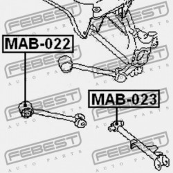 VEZÉRLŐKAR PERSELY HÁTSÓ KERESZTIRÁNYÚ MITSUBISHI LEGNUM EA,EC 1996.06-2002.08 JPN MR223570