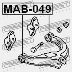 HÁTSÓ FELSŐ LENGŐKAR PERSELY MITSUBISHI LANCER,LANCER CEDIA CS,CT 2000.03-2009.08 JPN MB914432