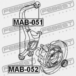 HÁTSÓ MITSUBISHI LEGNUM EA,EC FELSŐ TENGELYPERSELY 1996.06-2002.08 JPN MR223673