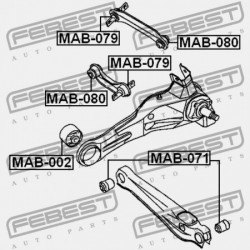 HÁTSÓ NYAKRÚD PERSELY MITSUBISHI LANCER,LANCER CEDIA CS,CT 2000.03-2009.08 JPN MR102012