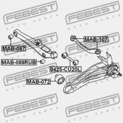 HÁTSÓ NYAKRÚD PERSELY MITSUBISHI LANCER,LANCER CEDIA CS,CT 2000.03-2009.08 JPN MR197915