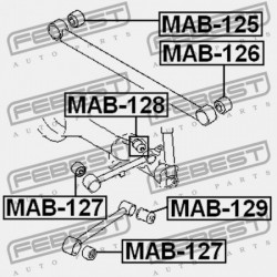 HÁTSÓ NYAKRÚD PERSELY MITSUBISHI PAJERO/MONTERO IO H60,70 1998.11-2005.03 G.EXP MR223791