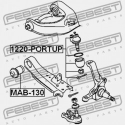 ELSŐ ALSÓ LENGŐKAR PERSELY MITSUBISHI DELICA SPACE GEAR/CARGO PA-PF 1994.03-2006.12 JPN MR112709